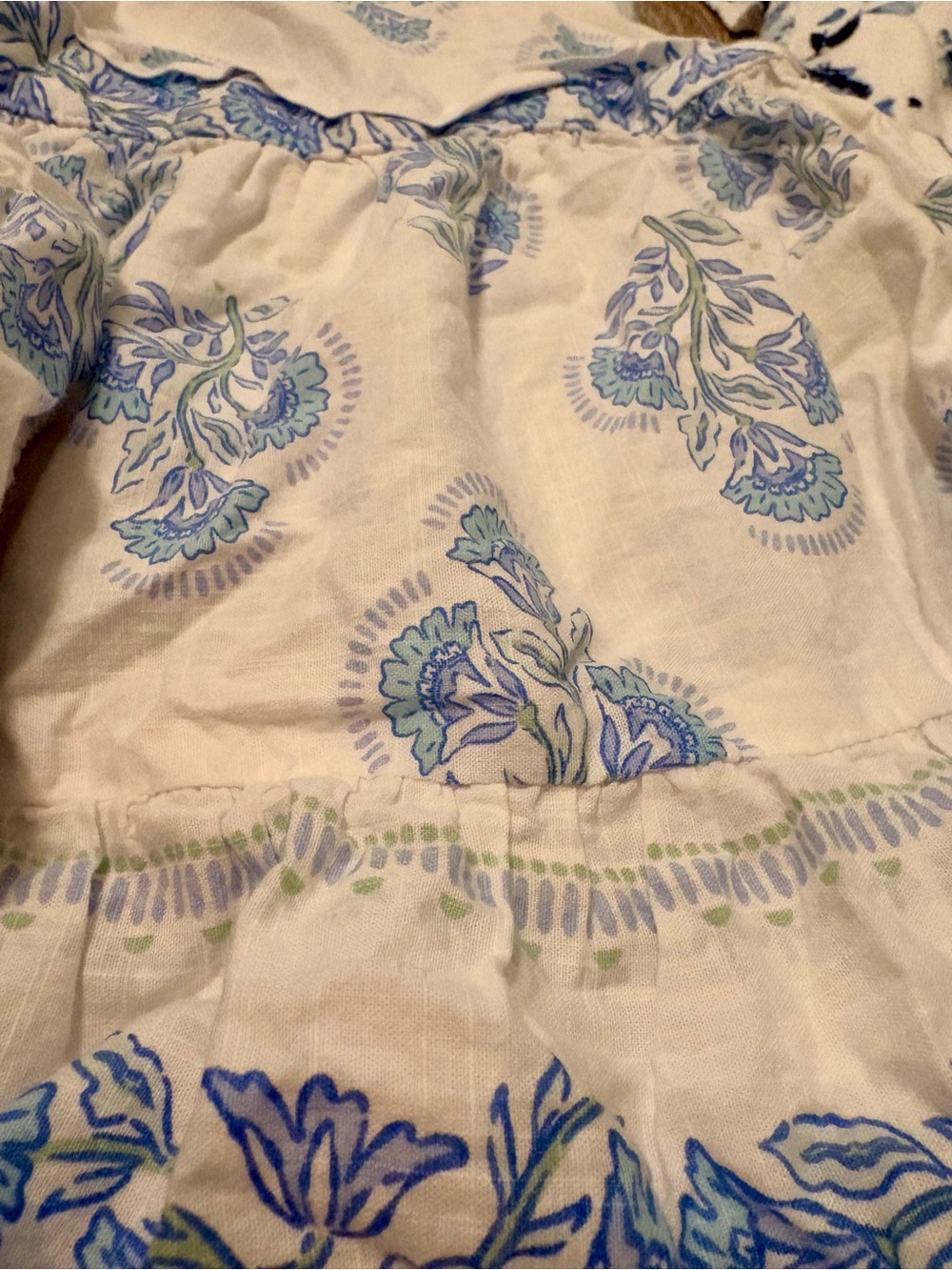 9-12m Bundle; Blue Floral - Picture 3 of 4